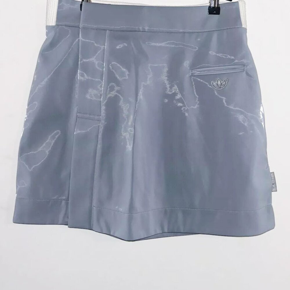 Adidas Originals Blue Version High Shine Skirt - Picture 5 of 5